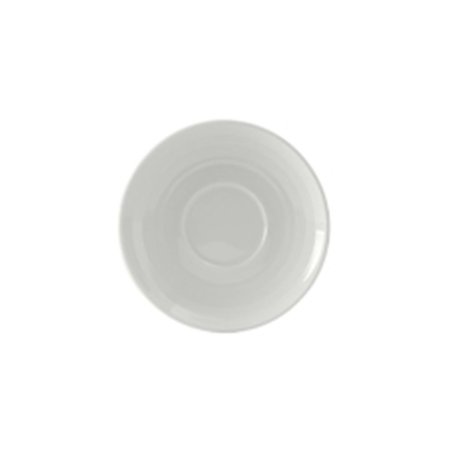TUXTON Vitrified China Saucer Porcelain White - 5.75 in. - 3 Dozen FPE-056